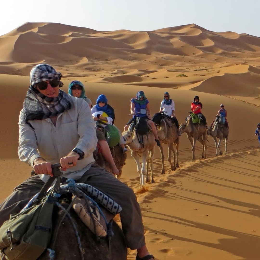 Excursion de 3 jours dans le désert de Merzouga, balade à dos de chameau et sandboard - dromadaire