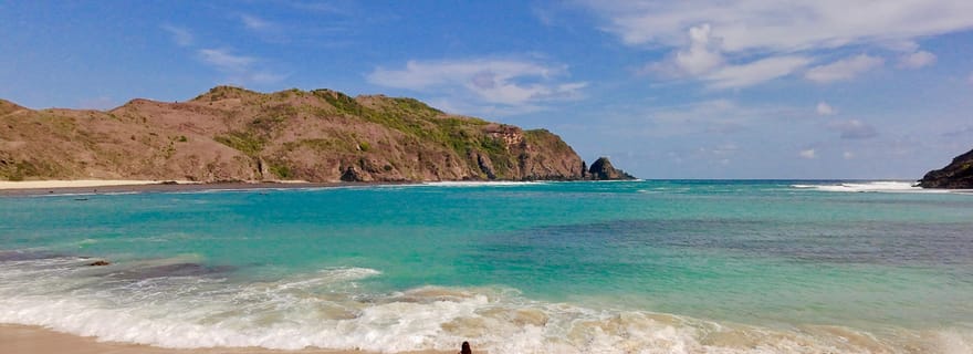 Voyage à la plage dans le sud de Lombok