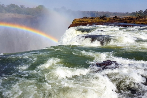 Ab Victoria Falls: Livingstone Island Tour mit Devil's PoolTour ohne Mittagessen