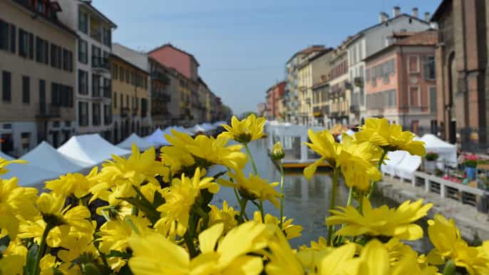 milan navigli walking tour and basilica of santeustorgio