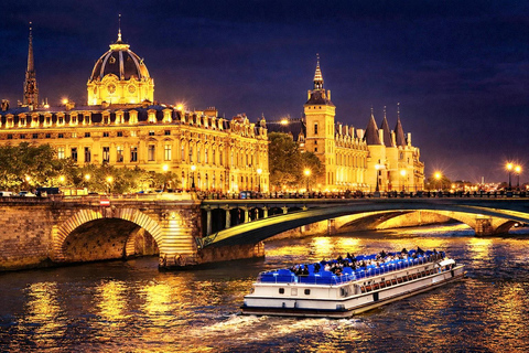 Paris: Evening Lights Cruise with Legendary Bateaux-Mouches