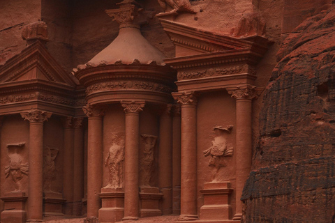 From Amman:Petra, Wadi Rum, and Dead Sea Private 2-Days Trip Transportation & Accommodation