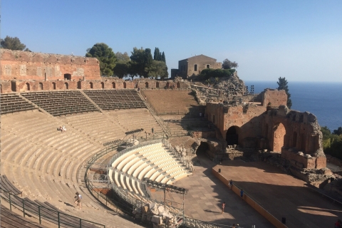 Vanuit Catania: dagtrip naar de Etna en TaorminaEtna & Taormina: dagtour in het Italiaans