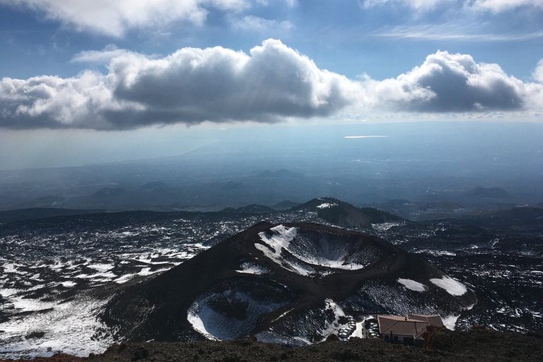 Monte Etna y Taormina: tour de 1 día desde CataniaTour de día completo al monte Etna y Taormina en francés