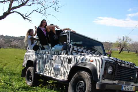Algarve: Jeep Safari, Caves, and Coastline Boat Tour