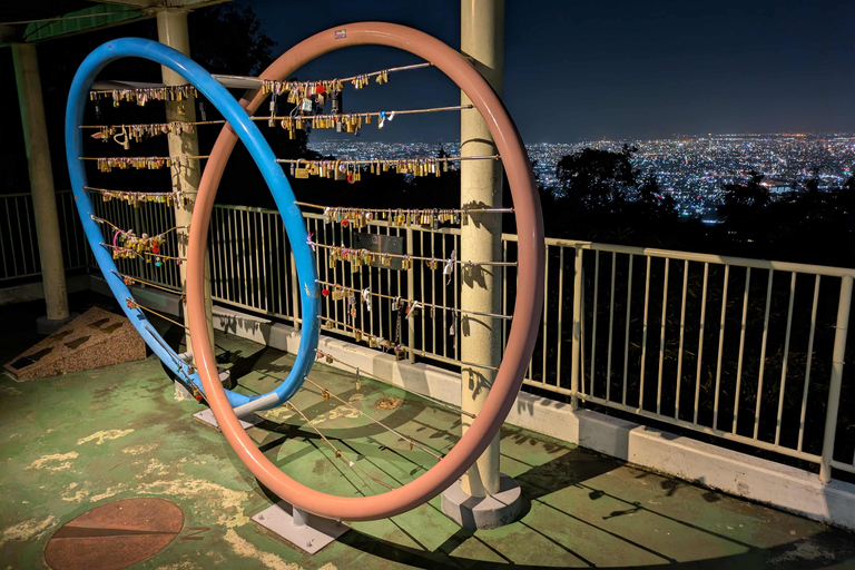 Osaka : visite nocturne du mont Ikoma avec la ligne d'horizon