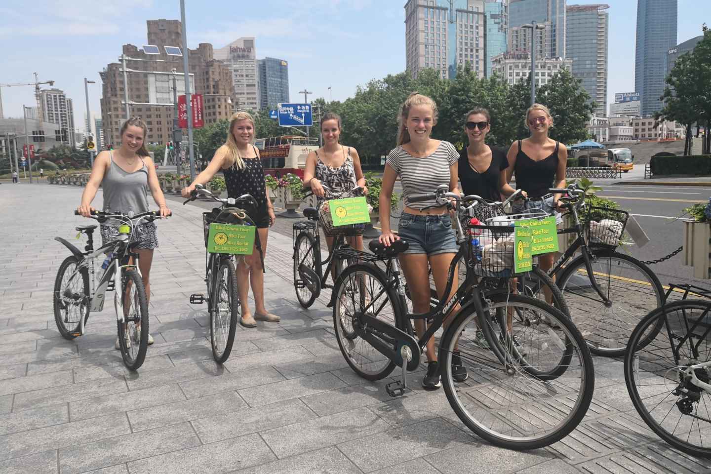 Shanghai: Fahrradtour zu den Highlights mit Verkostungen