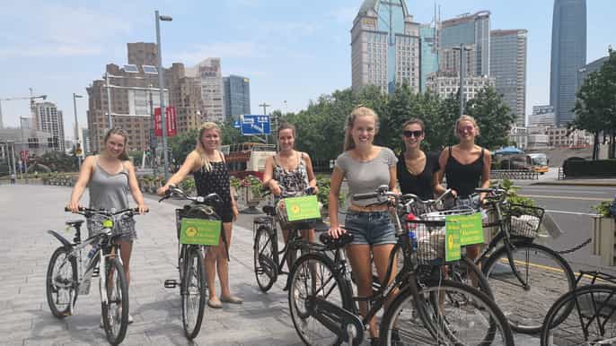 shanghai mustsee and foodie bike tour