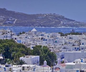 From Naxos: Round day trip to Mykonos Island