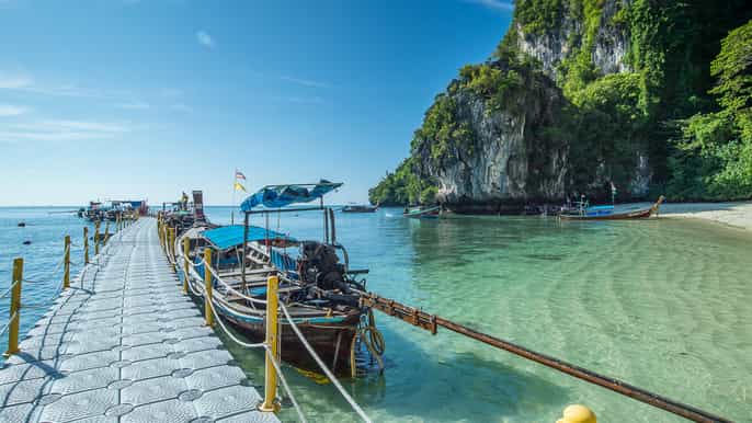 krabi hong islands snorkeling with lunch by longtail boat
