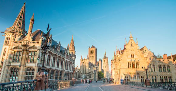 Von Brüssel aus: Tagesausflug nach Gent mit Atomium auf Englisch