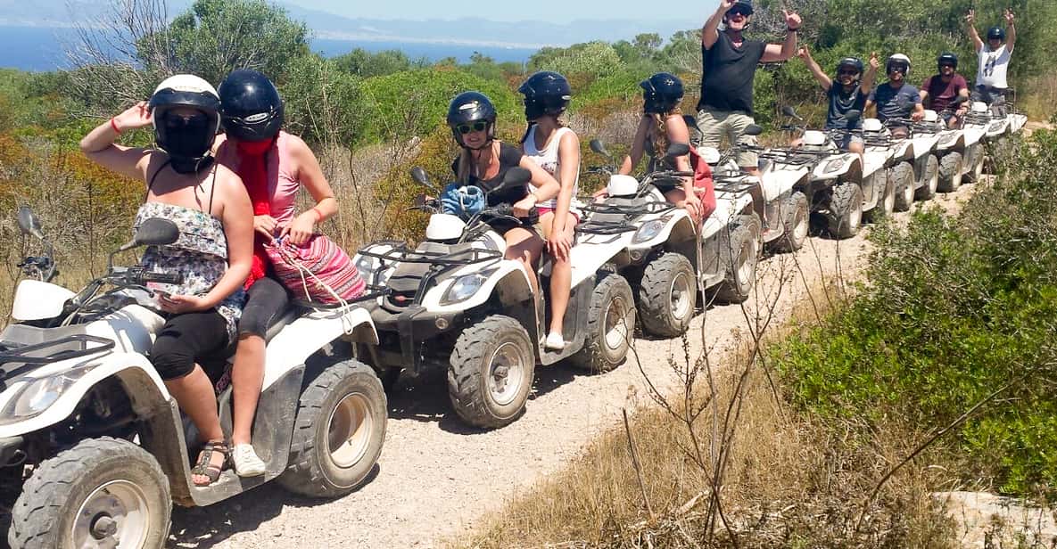 Mallorca: Off-Road Quad Biking, Snorkeling & Cliff Jumping