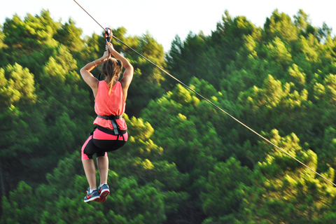 Benidorm: TirolinasGo Alicante Forestal Park Benidorm: Zipeline Family Course