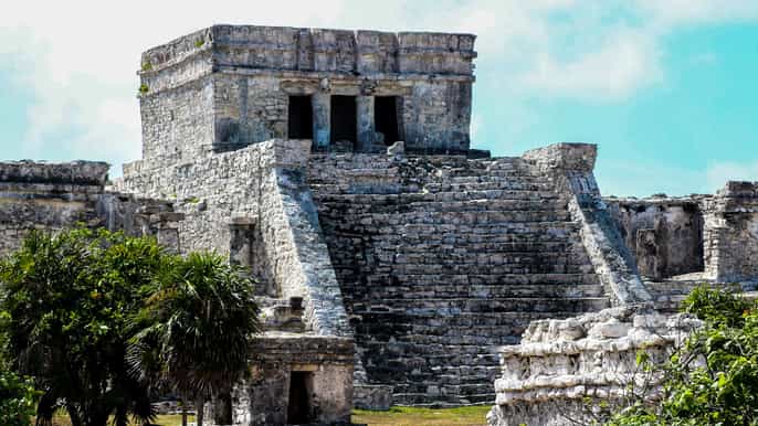 tulum coba snorkeling in a reef with transfer options