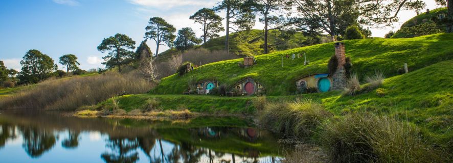 Auckland : Hobbiton et grottes de Waitomo avec déjeuner