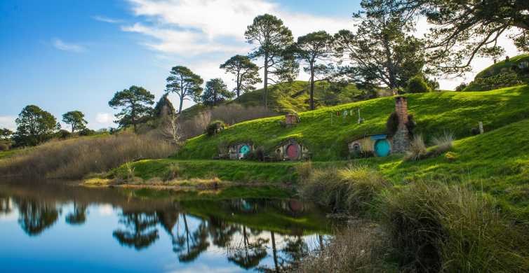 From Auckland Hobbiton & Waitomo Caves Day Trip with Lunch GetYourGuide