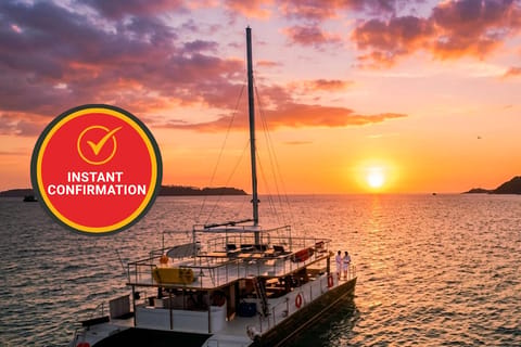 Phuket: Racha & Coral Island Catamaran Tour With Foam Party