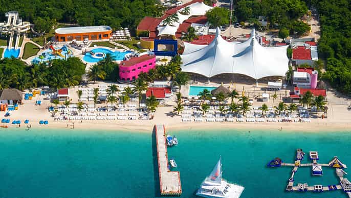 cozumel parque aquático playa mia grand beach park