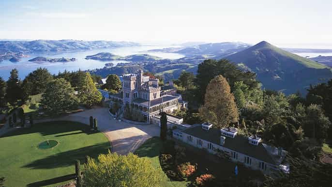 dunedin larnach castle sightseeing tour with brewery visit