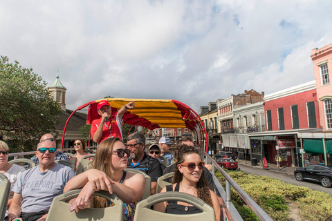 New Orleans French Quarter Audioguide & HOHO Bus Tour Option French Quarter Walking Tour with Audioguide (no bus tour)