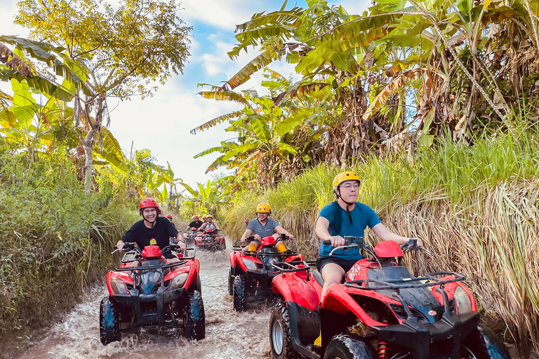 Ubud: excursão guiada de aventura em quadriciclo ATVPasseio de quadriciclo com rafting em águas brancas