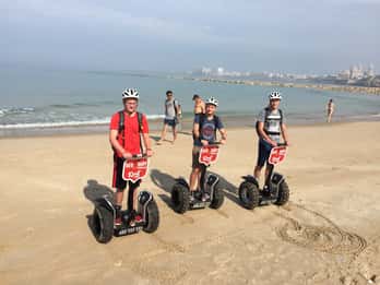 Tour privato di 1 ora della spiaggia di Cadice con "Segwayx2" esclusivo per coppie