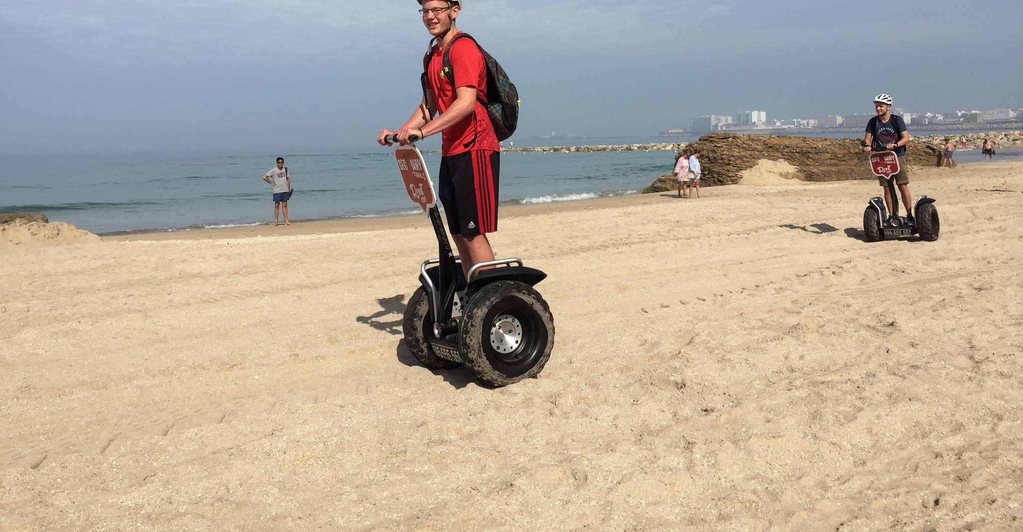 Cadiz 1hr Private Beach Tour by "Segwayx2" exclusive couples photo 6