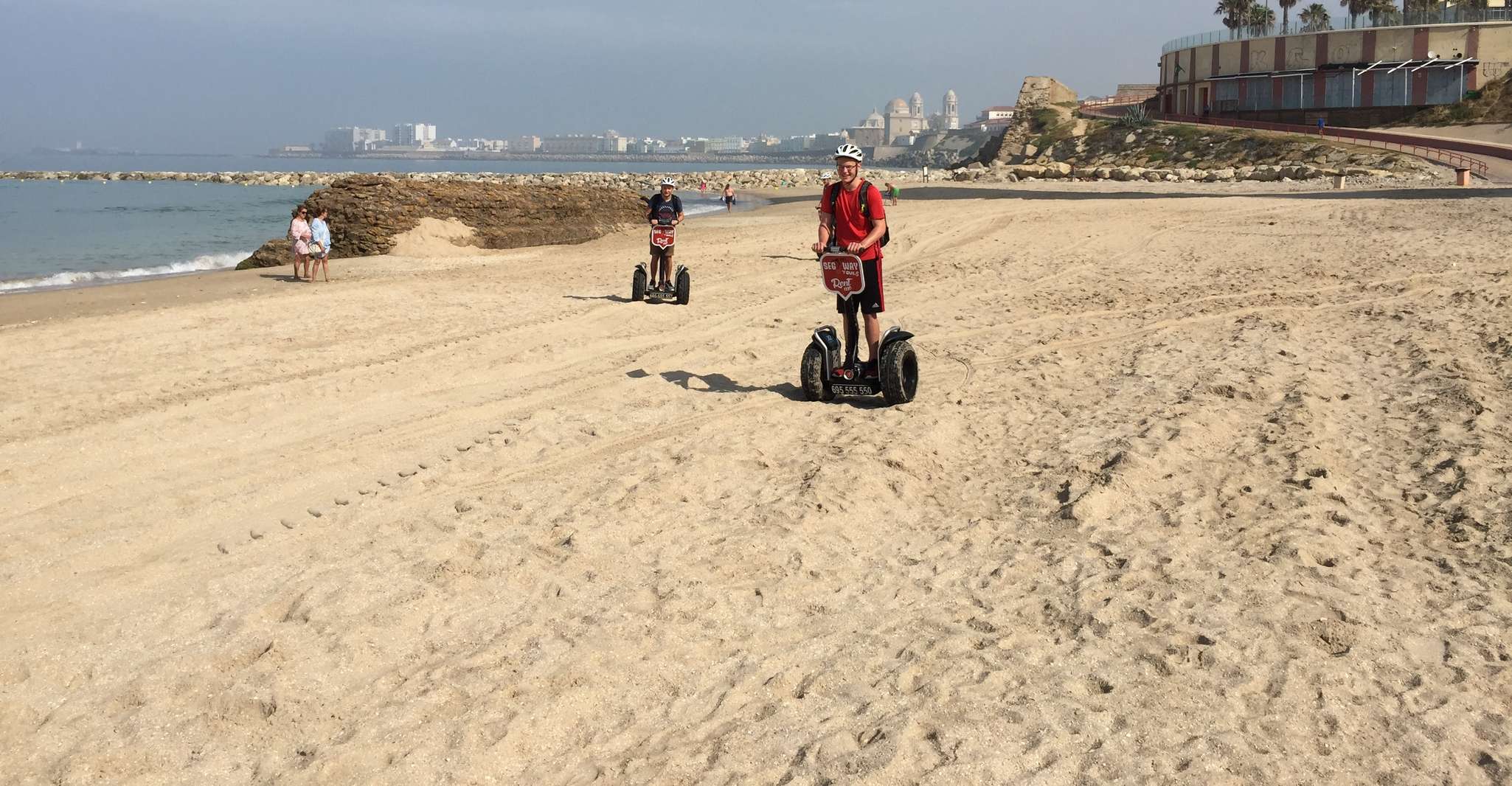 Cadiz 1hr Private Beach Tour by "Segwayx2" exclusive couples photo 7