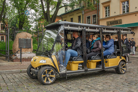 Krakow: Regular Extended City Sightseeing Tour By Golf Cart