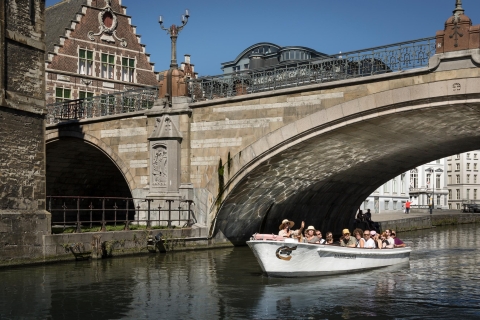 Gante: tour histórico de 40 min en barco del centro de Gante