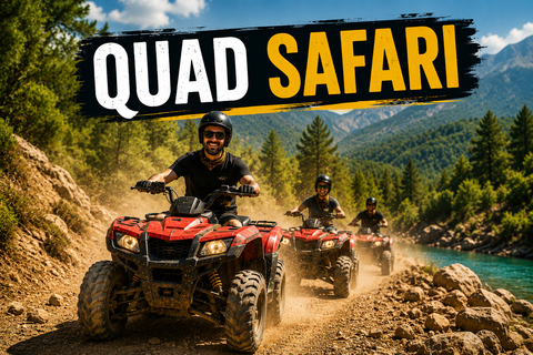 Side & Manavgat: Quad or Buggy Safari with Swim Stop Buggy Safari with Hotel Transfer