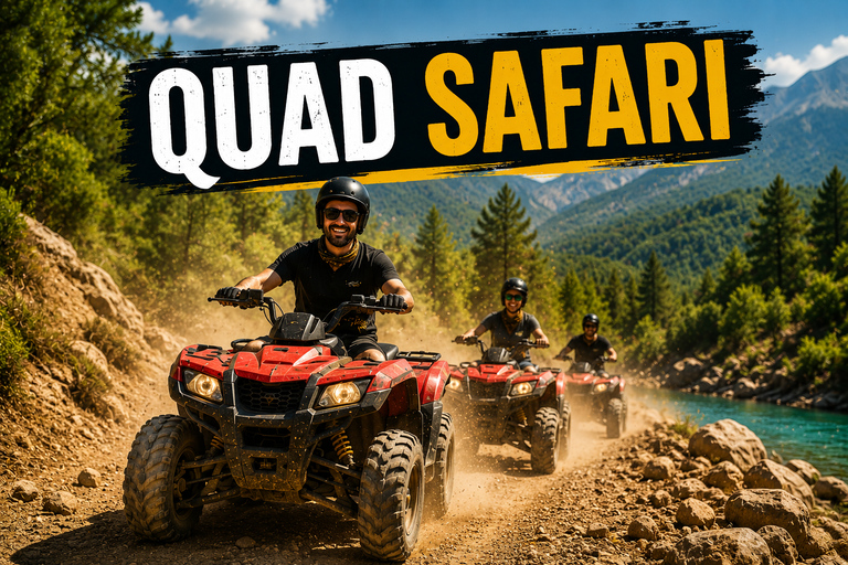 Side & Manavgat: Quad or Buggy Safari with Swim Stop Buggy Safari with Hotel Transfer