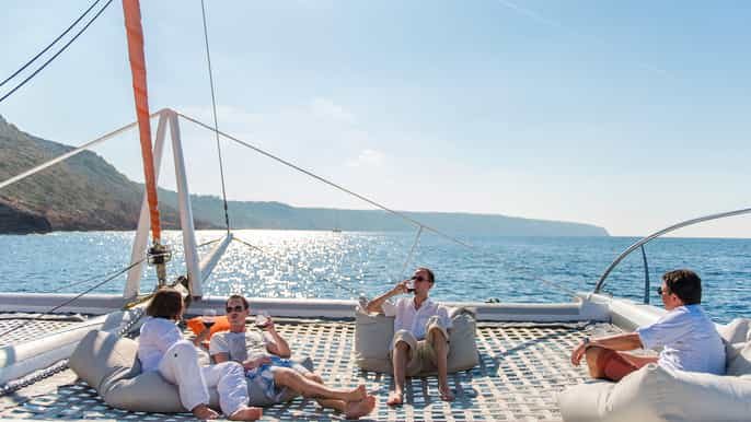 bahía de palma excursión en catamarán con almuerzo
