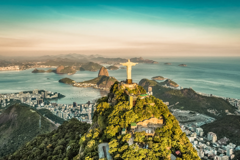 Corcovado, Suikerbroodberg en Selarón Steps Tour van 6 uurPrivétour met kaartjes