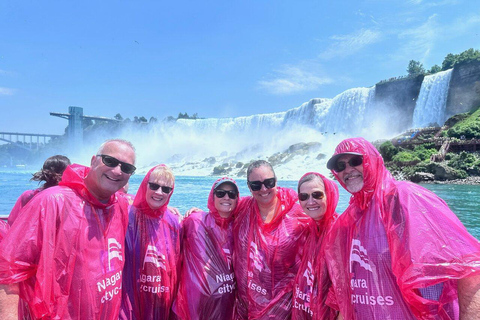 Niagarafälle: First Behind the Falls Tour &amp; Boat CruiseNiagarafälle: Bootsfahrt und Reise hinter die Fälle Tour