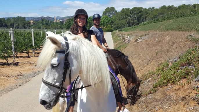 costa dorada horse riding and walking tour
