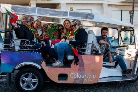 Lissabon: Halbtägige Sightseeing-Tour mit dem Tuk TukLissabon: Halbtägige Panorama-Sightseeing-Tour mit dem Tuk Tuk