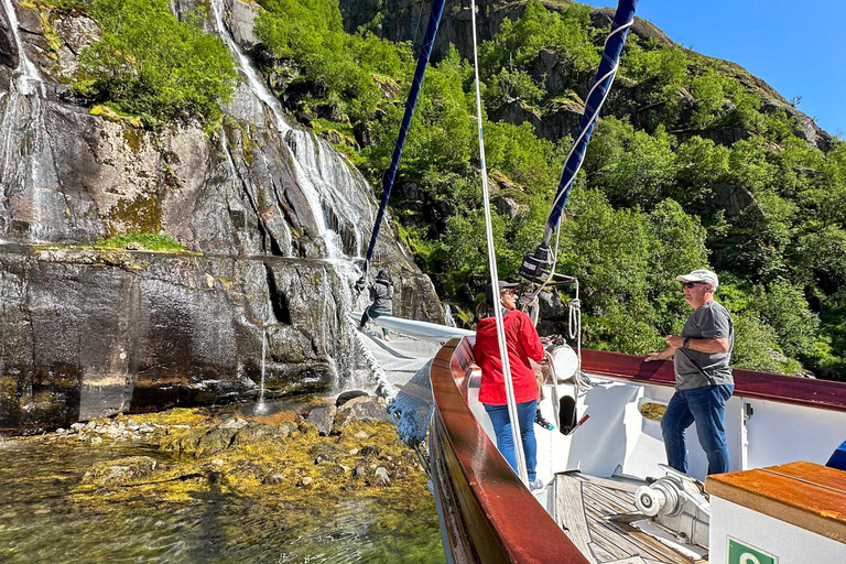 罗弗敦小团体乘坐 33 米古典游艇游览特罗尔峡湾特罗尔峡湾游轮无热水浴缸