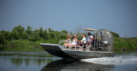 Ab Lafitte: Sumpf-Touren südlich von New Orleans mit dem Airboat