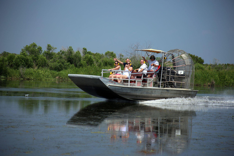 De Lafitte: Passeio Aerobarco Pântanos Sul de Nova OrleansBarco Grande com Transporte