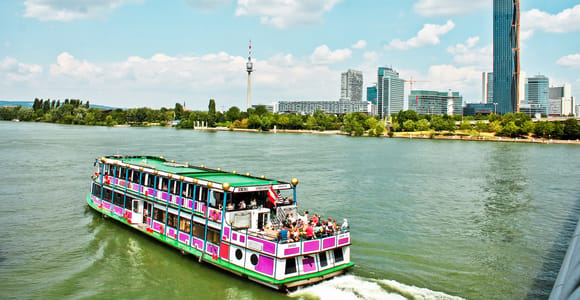 Vienna: Cruise and Schnitzel Tour