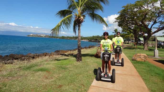 maui paseo en segway por la playa de kaanapali