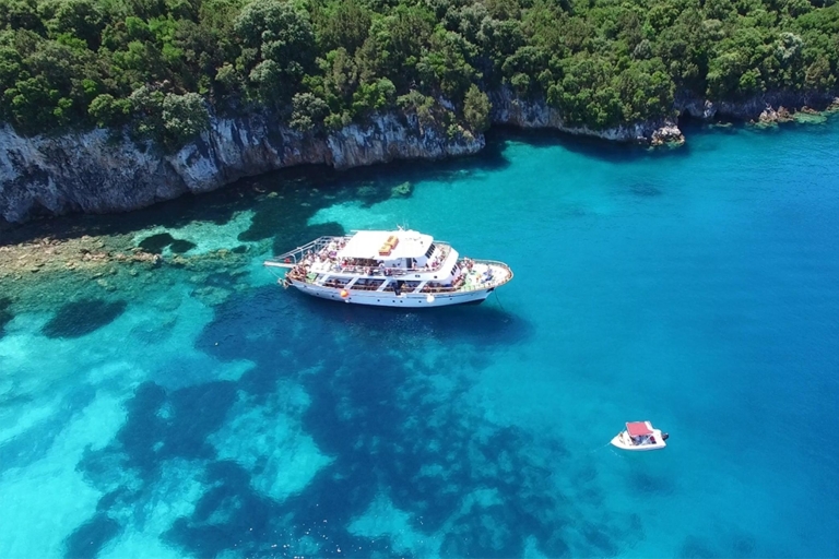Blaue Lagune und Syvota: Tagestour per BootBootsausflug ab dem Hafen von Lefkimmi