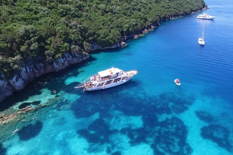 Blaue Lagune und Syvota: Tagestour per BootBootsausflug ab dem Hafen von Lefkimmi