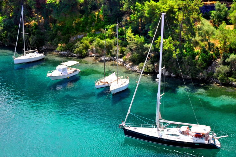 Full-Day Cruise to the Blue Lagoon with Syvota Visit Cruise Departing From Corfu Town New Port