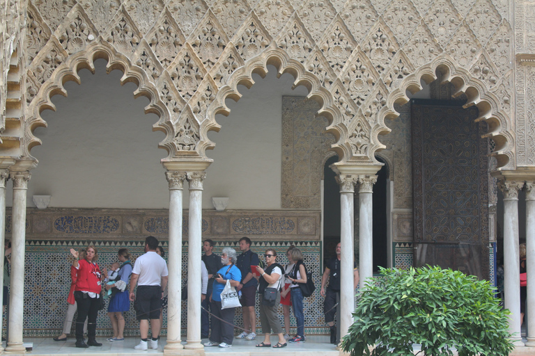 Sevilla: Koninklijke Alcazar, kathedraal en Giralda toren tourTour in het Engels