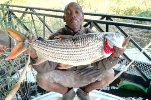 Cataratas Victoria: safari de pesca del tigre en el río Chobe con almuerzoCataratas Victoria: safari de pesca del tigre en el río Chobe con almuerzo incluido