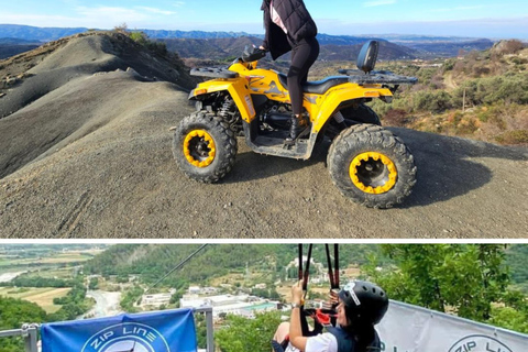 地拉那：四轮摩托车与滑索冒险之旅