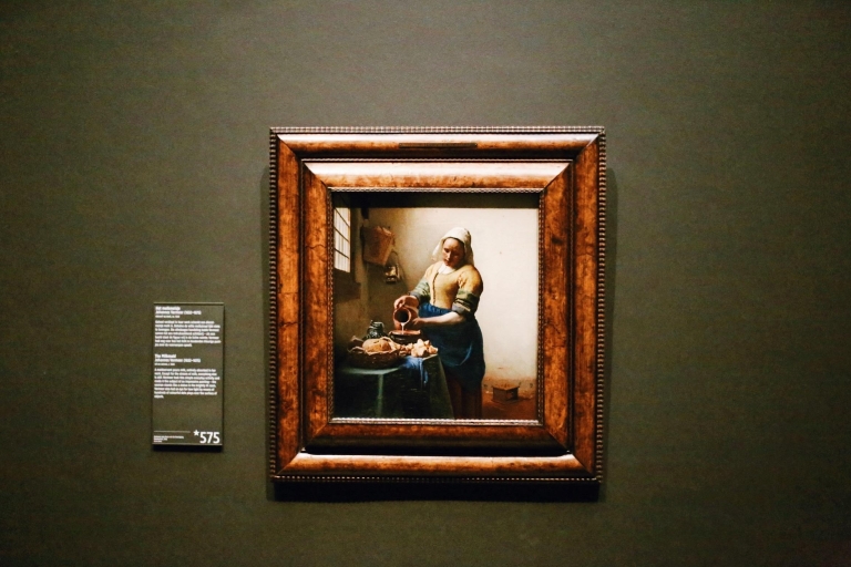 Amsterdam: Rijksmuseum + visite de la maison RembrandtVisite en petit groupe en italien