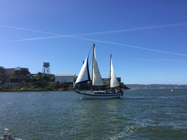 San Francisco: Segeltour in der Bucht mit Getränken